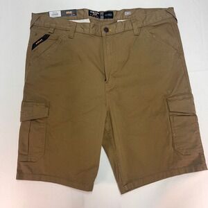 ARIAT Rebar M4 Relaxed Fit Work Shorts DuraStretch‎ Brown Size 42 Cargo